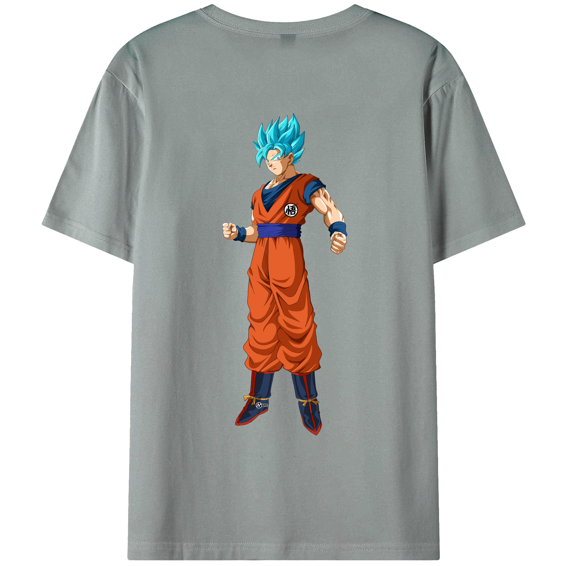（画像用） ドラゴンボール 孫悟空（そん ごくう）Son Goku カカロット DRAGON BALL Kakarotto 綿100％ メンズ半袖Tシャツ（バックプリント） 通気性